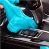 Autres outils de nettoyage de soins Le gel de voiture est appliqué aux évents PC ordinateurs portables Caméras Dirt Gap Cleaner Garniture d'échappement Livraison directe Automobiles Motorc Dhzyd