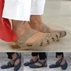 Sandalias 2024 verano mujeres ortopédicas punta abierta vintage antideslizante cuero transpirable casual plataforma femenina zapatos retro