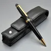 high quality Black resin 163 Roller ball pen / Ballpoint pen / Fountain pen school office stationery business Write ball pens Optional pen bag