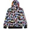 Bapestar hoodie no camo designer hoodies bapestar hoodie zip up dubbel män kvinnor svartrosa badning apely hoody 100% bomullsmode hoodies riktiga kläder 787