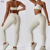 Lu Align Damesoutfits Sexy Cross-bh's Legging Strakke set Dames Naakt Sneldrogend Fitness Hardlopen Sportpak Gym Sportkleding Vrije tijd Joggingpakken Jogger Lemon Lady Gry Spo