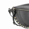 Bag Lady Rivet Decoration Woman Crossbody Genuine Leather Metal Women Shoulder Female Chest Bags Sac A Mian