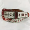 Punk Western Strass Diamant Gürtel Leder Nieten Bing Gürtel Cinturones Para Mujer Y2K Cowboy Cinto De Strass Für Männer Frauen 240122