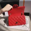 10A Top quality fashion woman shoulder bag 20cm Sheepskin and caviar skin Mini flap crossbody