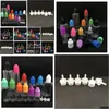 Bouteilles d'emballage en gros 5ml 10ml 15ml 20ml 30ml 50ml Pet Ejuice avec bouchon à l'épreuve des enfants E liquide longue pointe compte-gouttes mince livraison directe O Dhsdo