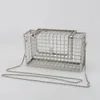 Sacs de soirée Sac à cage élégant Clear Hallow Out Iron Mesh Bandoulière Caged Embrayage Bourse pour les femmes