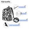 Bags Anime Plaid Mafalda Blanket Laptop Backpack Men Women Casual Bookbag for College School Student Quino Cute Kawaii Bag