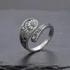 Ringen 925 sterling zilver verstelbare geoxideerde zonneschijn bloemen lepel sieraden vintage jij bent mijn zonneschijn ringen cadeaus voor vrouwen meisjes