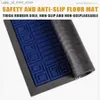 Carpet Door Mat Heavy Duty Non Slip Rubber Welcome Rug Waterproof All-Season Doormat Low Profile Indoor Outdoor Entrance Mat for Entry Q240123