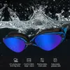 QUESHARK femmes hommes adultes HD Anti-buée Protection UV lunettes de natation Sport nautique plongée lunettes de natation avec coffret Portable 240123