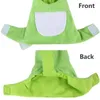 Other Bird Supplies Funny Frog Shaped Birds Clothes Plush Flying Suit Parrots Costume Cosplay Outfit Winter Warm Hat Hooded Pet Accessories