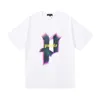 T-shirts pour hommes 2024 Violet Marque T-shirts Été Célébrité À Manches Courtes Lettre Imprimé Décontracté Lâche T-shirt Pour Hommes Et Femmes