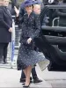Kate Middleton Księżniczka Zestawy kobiet Nowa jesień wysokiej jakości płaszcz Top Seksowna syrena pół spódnicy