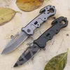 High Hardness Folding Knife Stainless Steel Hunting Knifes Survival Pocket Knives Multi function Outdoor Cutlery Camping Blades Tactical Sharpen Cutter