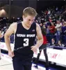 Isaac Johnson Utah State Aggies Basketball-Trikot, individuell genäht, Herren-Jugend-Trikots von Taylor Funk, Dan Akin, Landon Brenchley, Sean Bairstow, Steven Ashworth, Utah State-Trikots