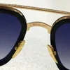 DITA 비행 006 스타크 빈티지 선글라스 18K 골드 도금 디자이너 남성을위한 유명한 브랜드 안경 여자 야외 비치 고글을위한 선글라스
