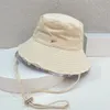 2024 Kobiet projektantki Bucket Hat Men's for Summer High Fashion Fase Fedable Duże Fedoras Luxury Casquette Outdoor Beach Sun Brim Hats