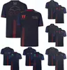 Men's and Women's New T-shirts Formula One F1 Polo Clothing Top Team Racing Suit 11 Driver Fan Top Jersey Moto Motorcycle 66r5