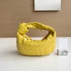 10A Designer Jodie Shoulder Bags Designer Woven Bag Mini Tote Bag Candy Real sheepskin knotted Backpack 28cm woven leather tote bag Women shoulder cococick_bag3