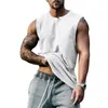 Débardeurs pour hommes T-shirts pour hommes T-shirts graphiques en coton lourd taille grande petite salle d'entraînement musculaire pour hommes