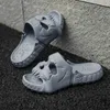 home shoes New Personality Skull Design Male and Female Slippers 2023 Summer Outdoor Fun Thick Bottom EVA Beach Non-slip Casual Sandals YQ240122