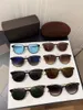 Neues Modedesign, runde Cat-Eye-Sonnenbrille, 5644 Acetatrahmen, abnehmbare Linse, einfacher und beliebter Stil, vielseitige UV400-Schutzbrille für den Außenbereich