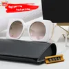 Projektanci okulary przeciwsłoneczne luksusowe okulary modowe rama męska spolaryzowane seniorowe odcienie UV Ochrona Okulary Lunettes de Soleil Occhialia Da Sole 2024 004