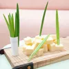 Forks 10/20pcs Creative Bamboo Leaf Fruit Fork Chopsticks Cocktail Wedding Festival Birthday Kitchen Gadget Tools