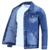 Polos pour hommes Automne Vintage Denim Jacket Hommes Marques de mode Belle salopette coréenne Slim Fit Casual Tops d'extérieur