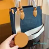 Denim Luxurys Handbags Crossbody Designer Bag Women Shoulder Tote Bag Classic Flower Cross Body With Coin Pures