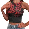 Women's Tanks Polynesian Tribal Hawaiian Totem Tattoo Hawaii Prints O-Word Shoulder High Quality Sleeveless Casual Nice Top Multiple Choices