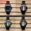Componenten 40 mm zwarte Submariner Case herenhorloges Armband Horlogeband Onderdelen voor Seiko Nh35 Nh36 Miyota 8215 Eta 2824 Beweging 28,5 mm wijzerplaat