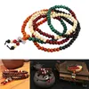 Charme Pulseiras 3 Pcs 8mm Buddha Mala Pulseira Cadeia Frisada Oração De Madeira Artesanal Devoto Beadwork Banho