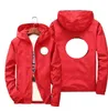 캐주얼 Mens 재킷 코트 모자 럭셔리 디자이너 폭격기 재킷 고품질 빨간 줄무늬 재킷 패션 패션 야외 후드 아웃복 Monc 배지 윈드 브레이커 7xl