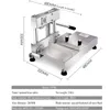 상업용 뼈 절단 기계 냉동 고기 뼈 톱질 기계 스테인레스 스틸 수동 고기 절단기 갈비뼈 생선 고기
