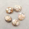 Loose Gemstones Christmas Gift Sale 5pcs Of Howlite Earring Cabochons Semiprecious Jewelry Store 12x10x4mm4g