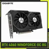 Cartes graphiques GIGABYTE GeForce RTX 4060 WINDFORCE OC 8G carte 8 go 128 bits PCI-E 4.0 GDDR6 vidéo Double ventilateurs surverrouillage