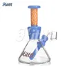 HITTN 6,5 '' MINI DAB RIGHER BONG Bong High Quality 420 Glass Water Pipe American Color Water Bong avec 14 mm ACCESSOIRES BANGER