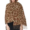 Écharpes GIRAFFE Femmes Sacrf Marque Cachemire Écharpe d'hiver Animal Designer Couverture de printemps Dames Drop