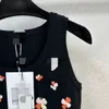 1012 2024 pista de verão marca mesmo estilo camisola manga curta preto rosa branco tripulação pescoço roupas moda alta qualidade das mulheres weilang924