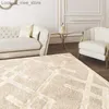 Carpet American Retro Easy Care Living Room Carpet Fluffy Comfortable Plush Bedroom Carpets Light Luxury Large Area Home Decoration Rug Q240123