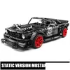 Nowości Przedmioty 20102 Technic Car 1965 Fordds Mustang Hoonicorn V2 18 Kompatybilny z MOC22970 Budowanie mięśni Build