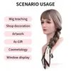 Costume Accessories Full Silicone Props Hair Wig Glasses Hat Female Head Model for Shoot Window Jewelry Display