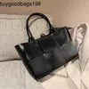 Arco fourre-tout Bottegvenetas sacs à main femmes qualité cuir tissage grande capacité grande taille Plaid Shopper sacs à main227c