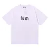 Designer Fashion casual Kith klassieke zomer berkappelbloem serif hoge kwaliteit dubbel garen katoenen T-shirt met korte mouwen voor mannen en vrouwen