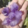 Natural Brasil Ametista Cluster Ametista Flor Pedra Cristal Caído Pedra Presente