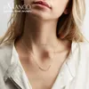 Pendant Necklaces eManco Women Statement Stainless Steel Necklace for Women Simple Thin Chain Necklace Choker Necklace Luxury Designer Jewelry