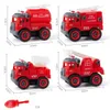 Construction et séparation de 4 vis de construction Toys Engineering Véhicules Camions de pompiers 240123