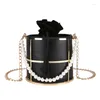 Sacs de taille mode femmes seau concepteur de luxe perles poignée perlée sacs à main chaîne épaule bandoulière soirée pochette sac à main