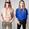 Felpe con cappuccio da donna Zadig Voltaire pullover a maniche lunghe con cappuccio hip hop moda donna Top